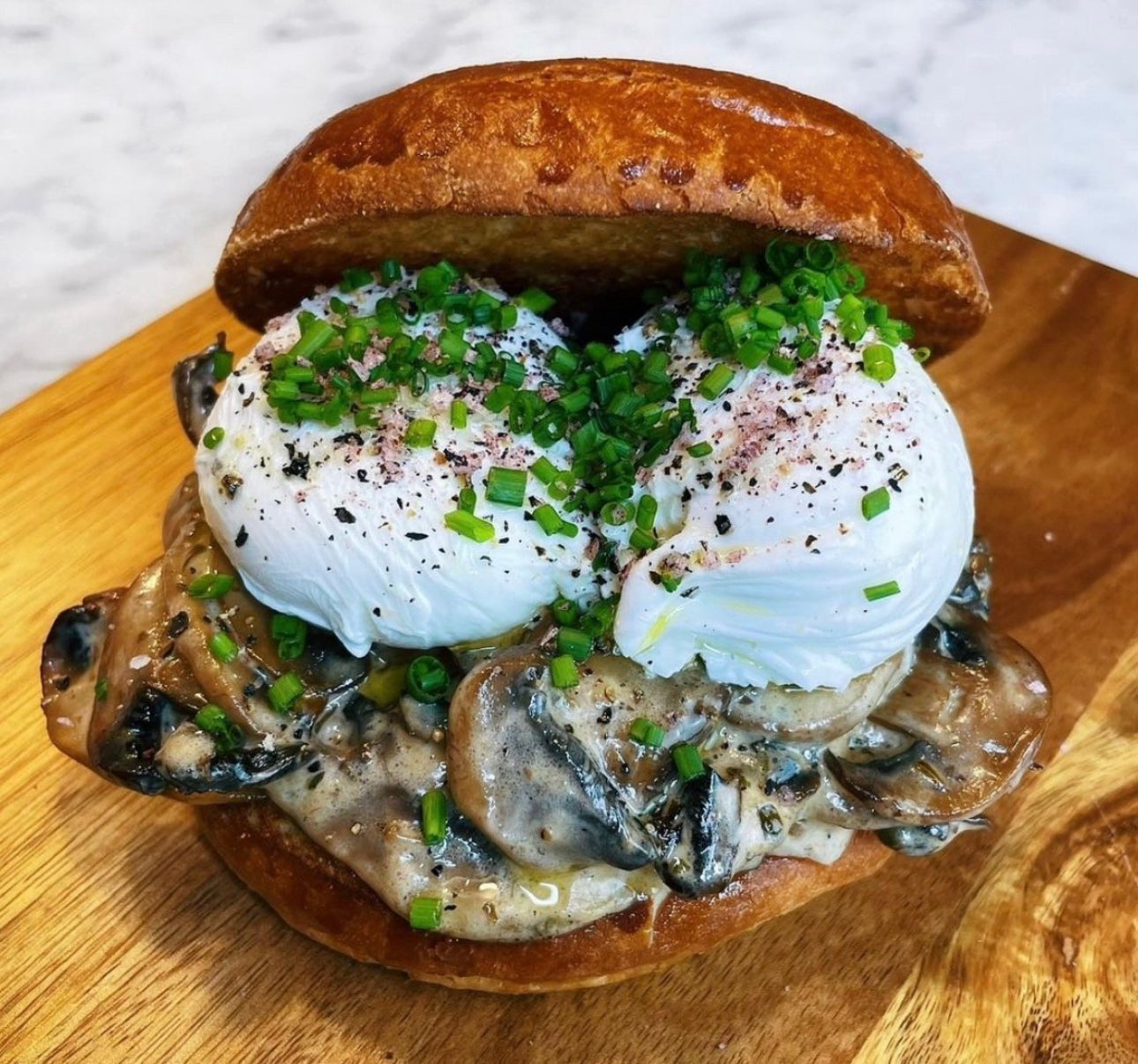 Burger Woodland Mushrooms Mozzarella
