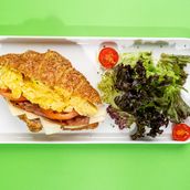 Whole Wheat egg Croissant