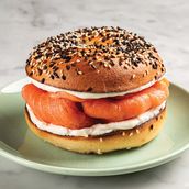 Salmon & Cream Cheese Bagels