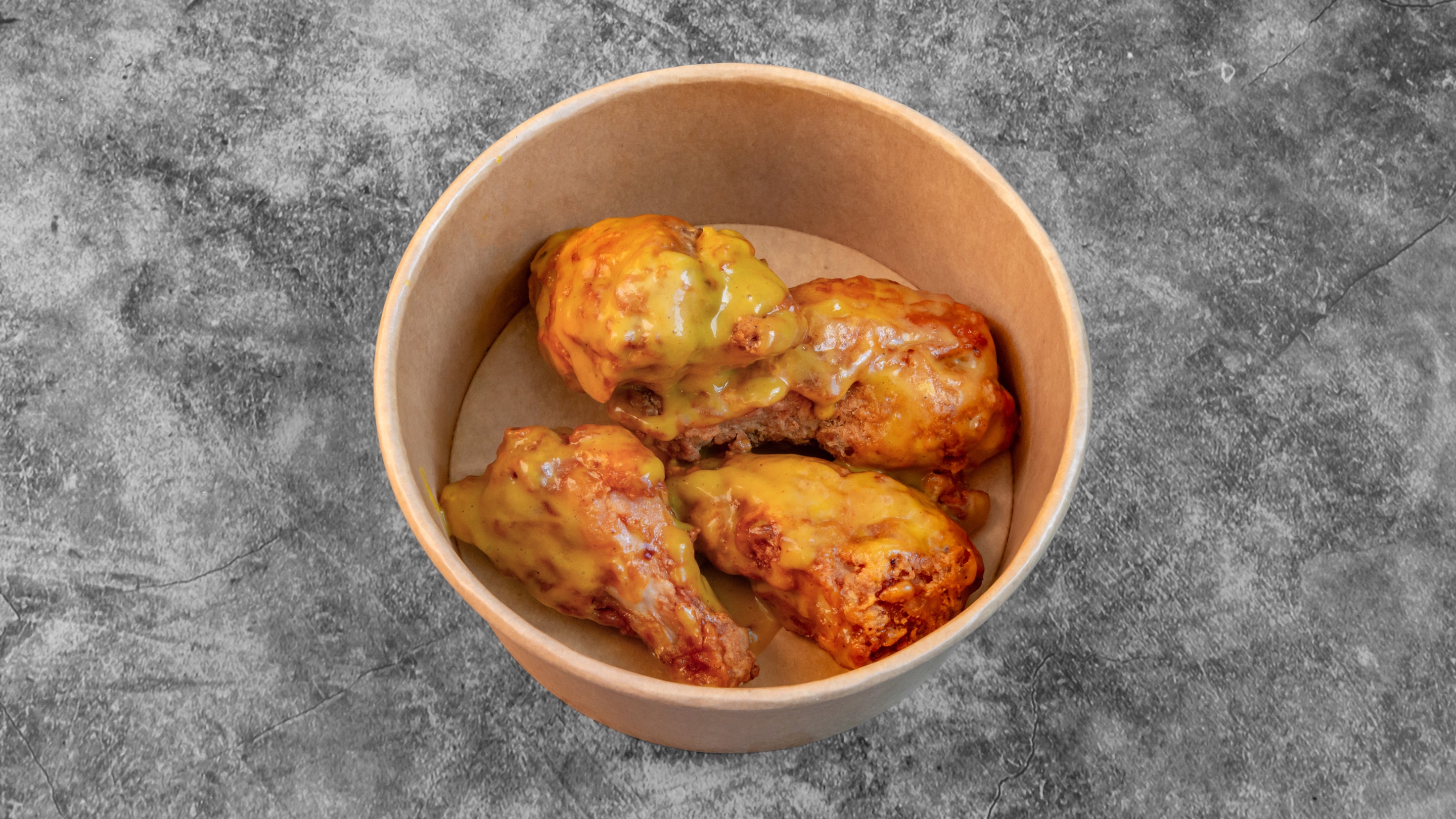Chicken Wings with Honey Mustard Sauce