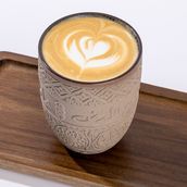 Hot cafe latte