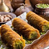 Pistachio Rolled Kadayif