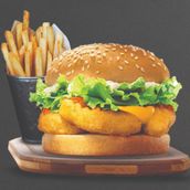 Jumbo Prawns Burger