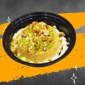 Kunafa With Cream And Nuts 
