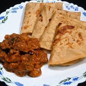 Chappati with gravy