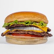 Chicken / beef burger