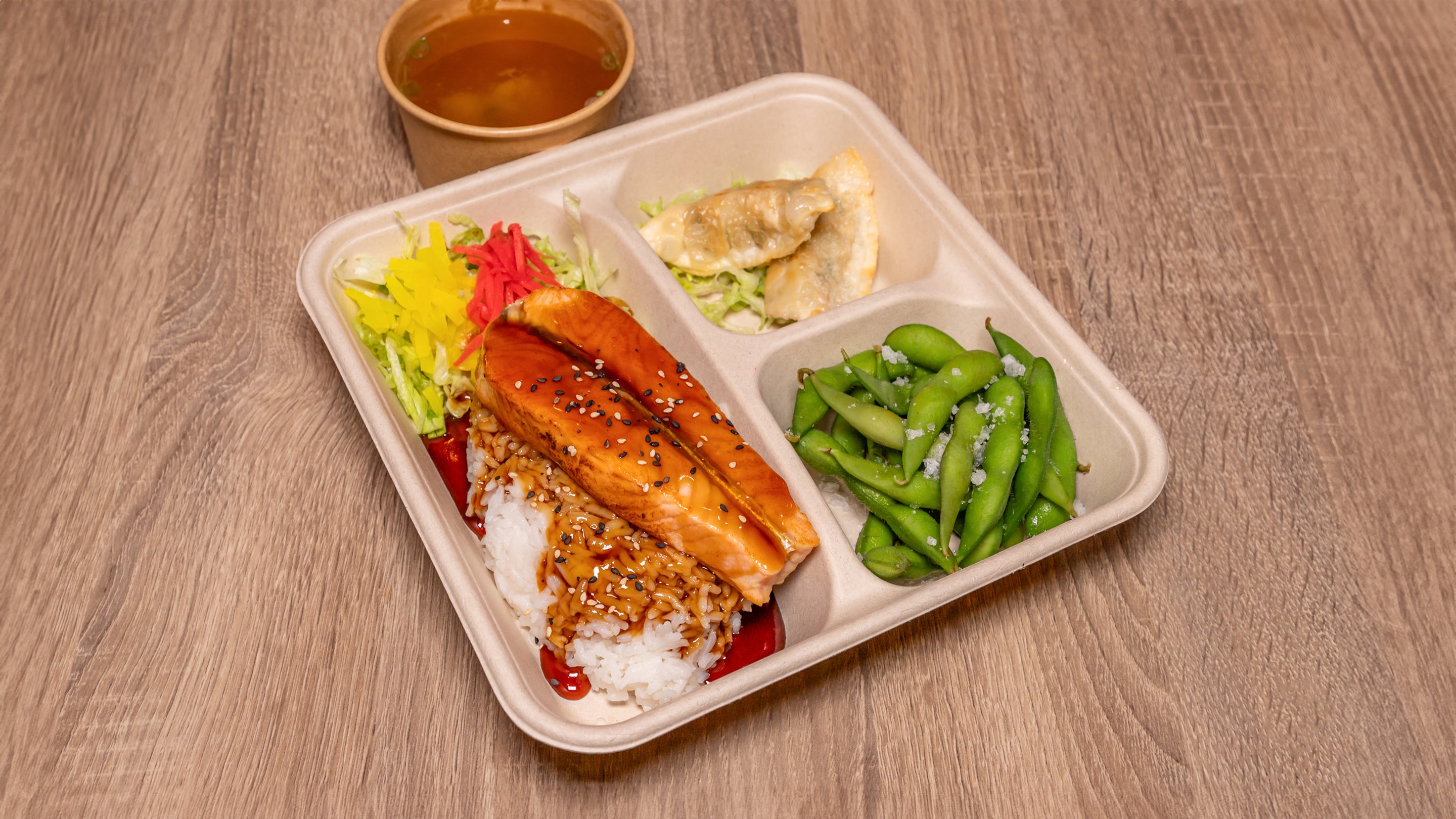 Salmon Teriyaki Bento Box