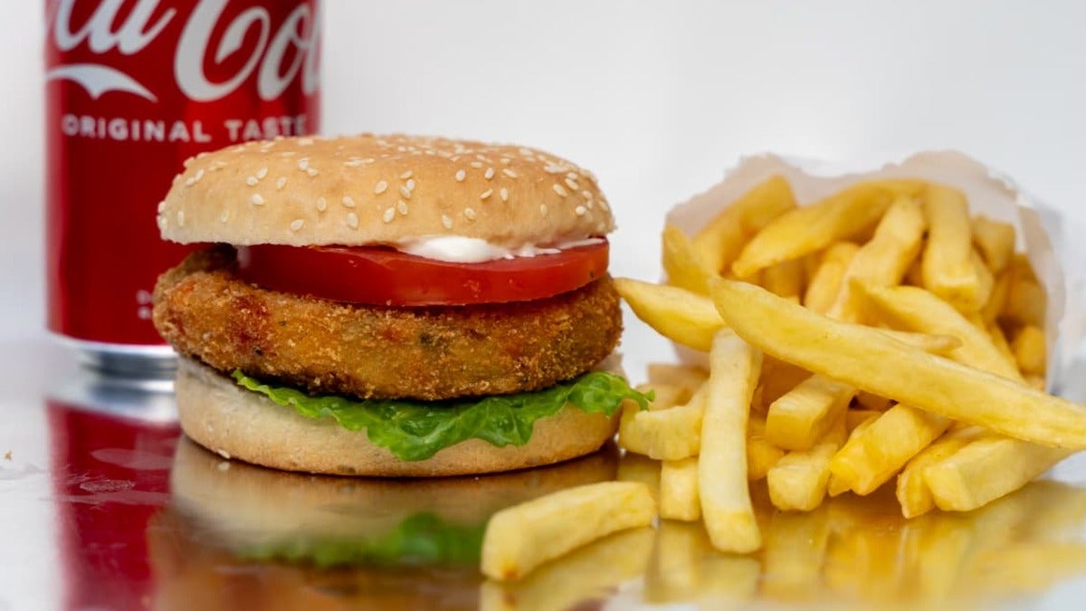 Veggie Burger Meal