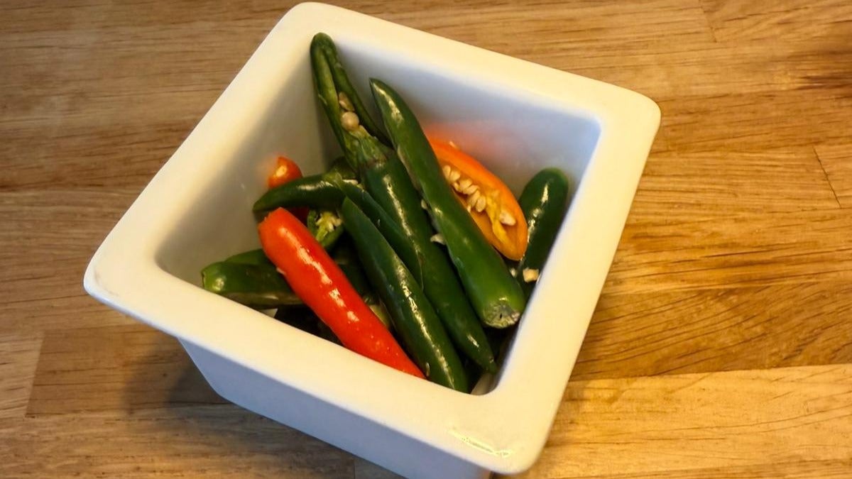 Relish - Chopped green  chillies