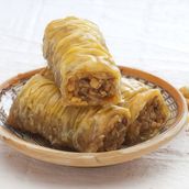 Baklava Roll, Walnuts And Darsin