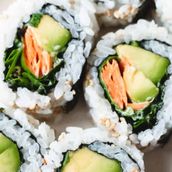 Avo/Cucumber California Roll