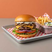 Mushroom Truffle Beef Burger
