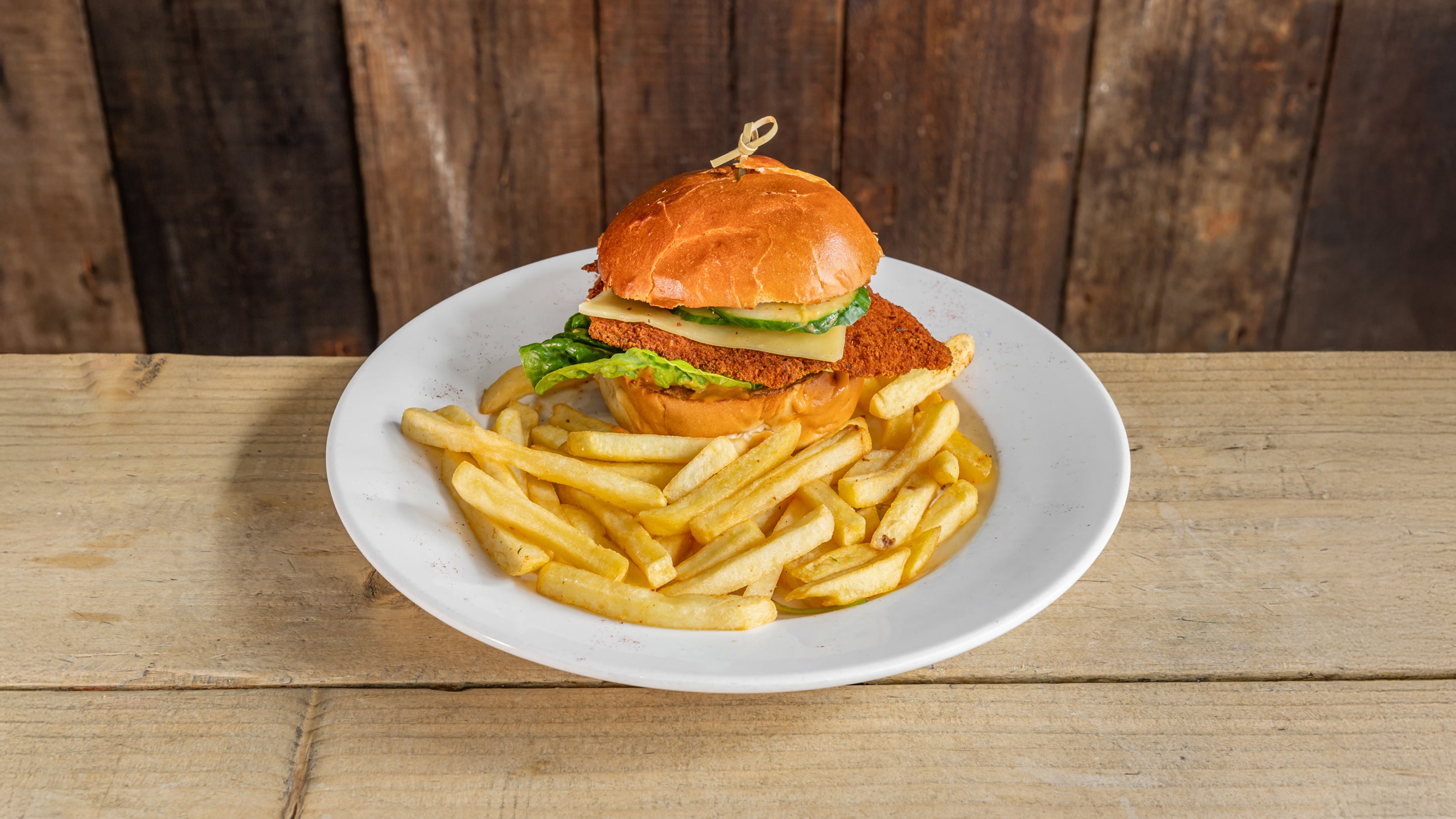 Chicken Schnitzel Burger