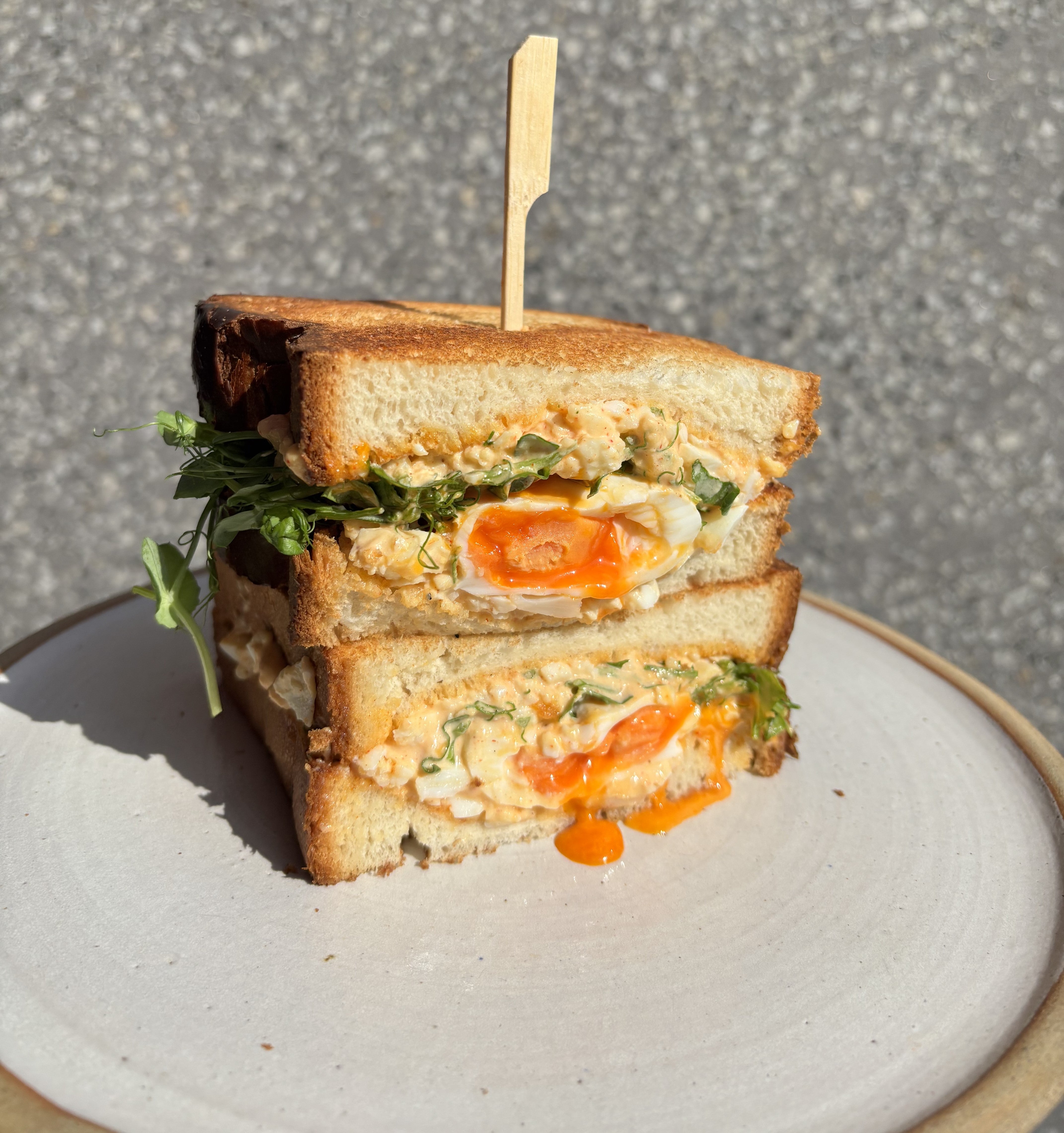 Posh Egg Mayo Sandwich (V)