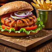Chicken Grilled Burger Spical