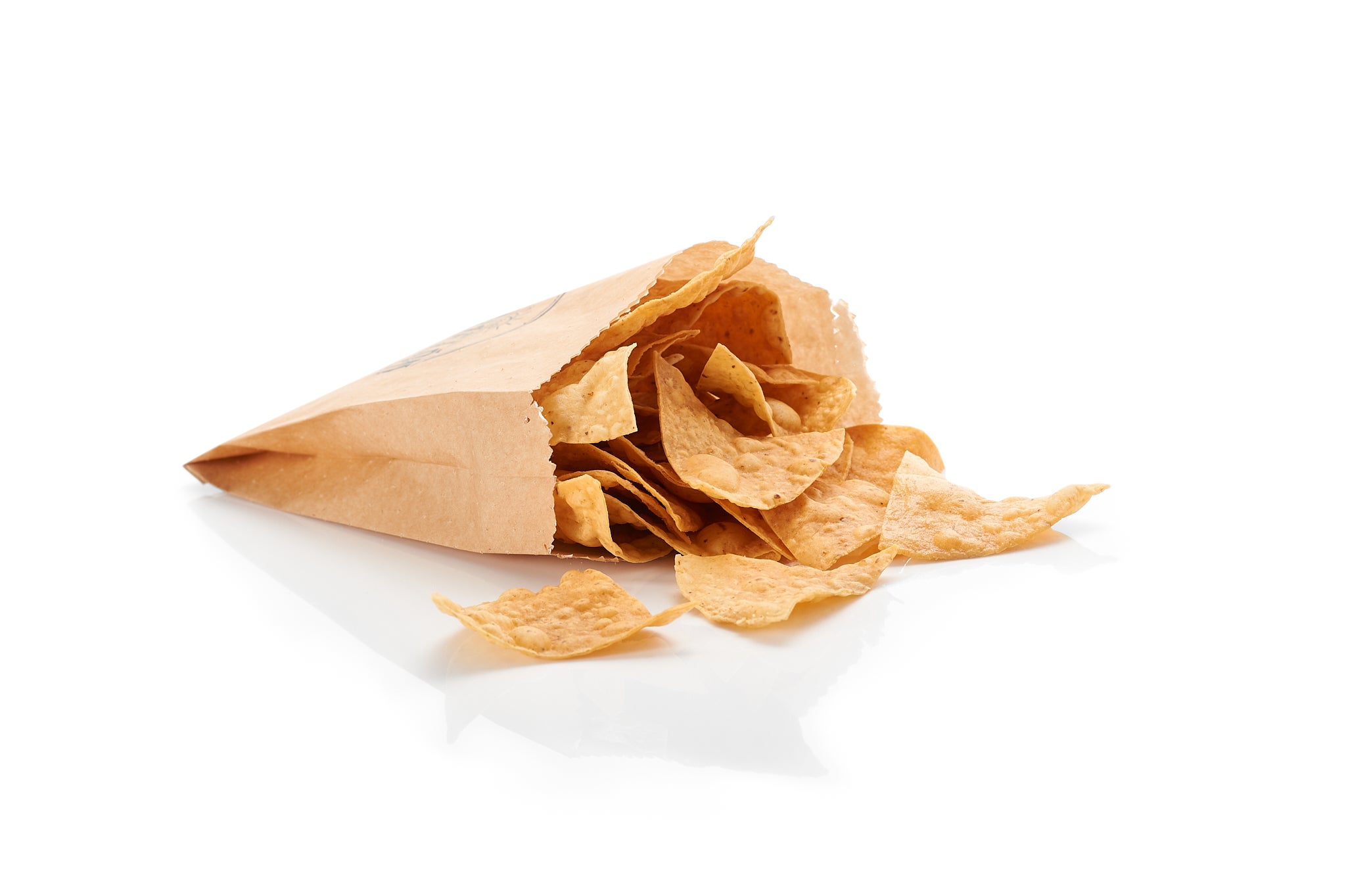 Freshly fried tortilla chips