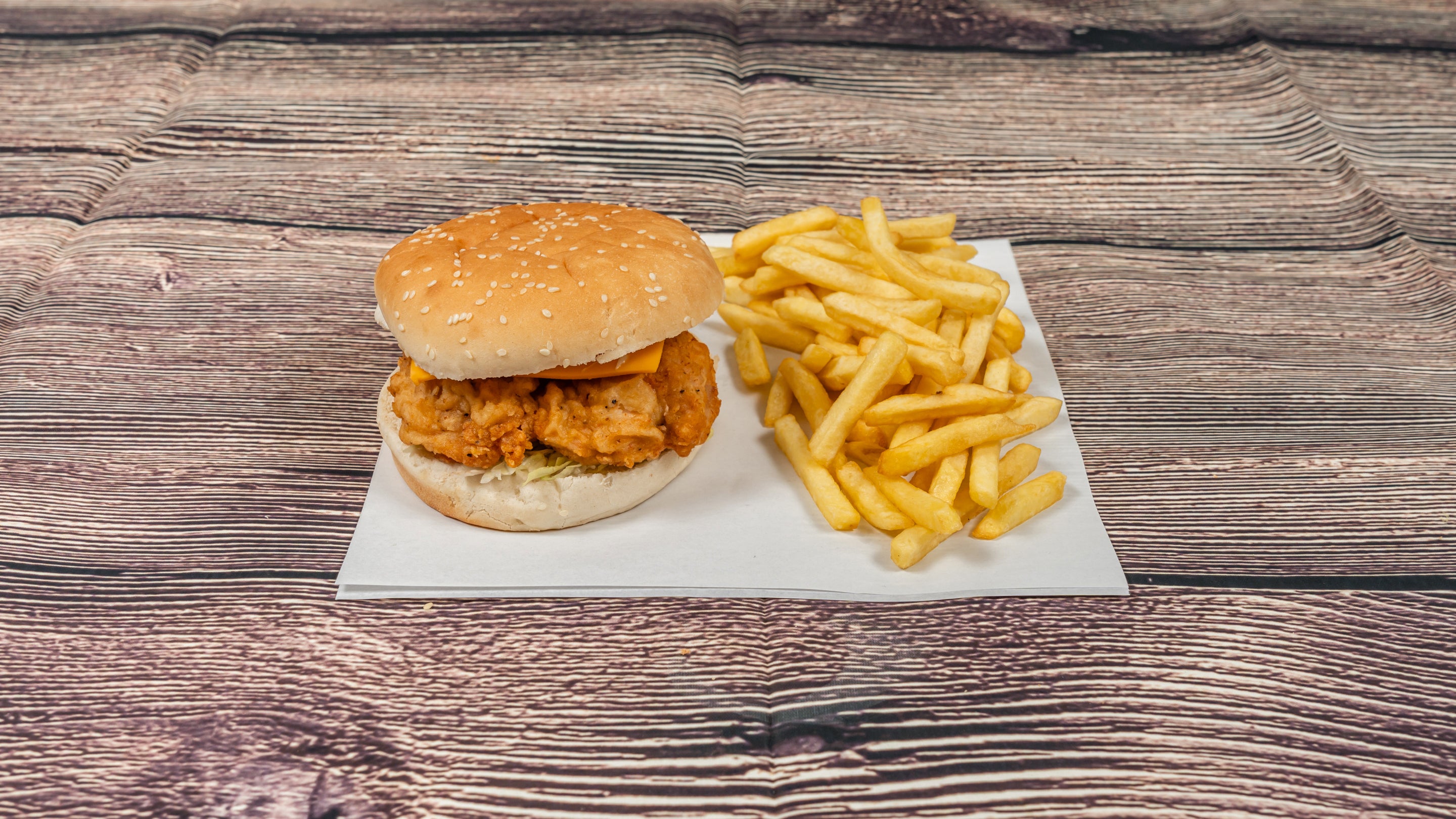 Hot Fillet Burger Meal