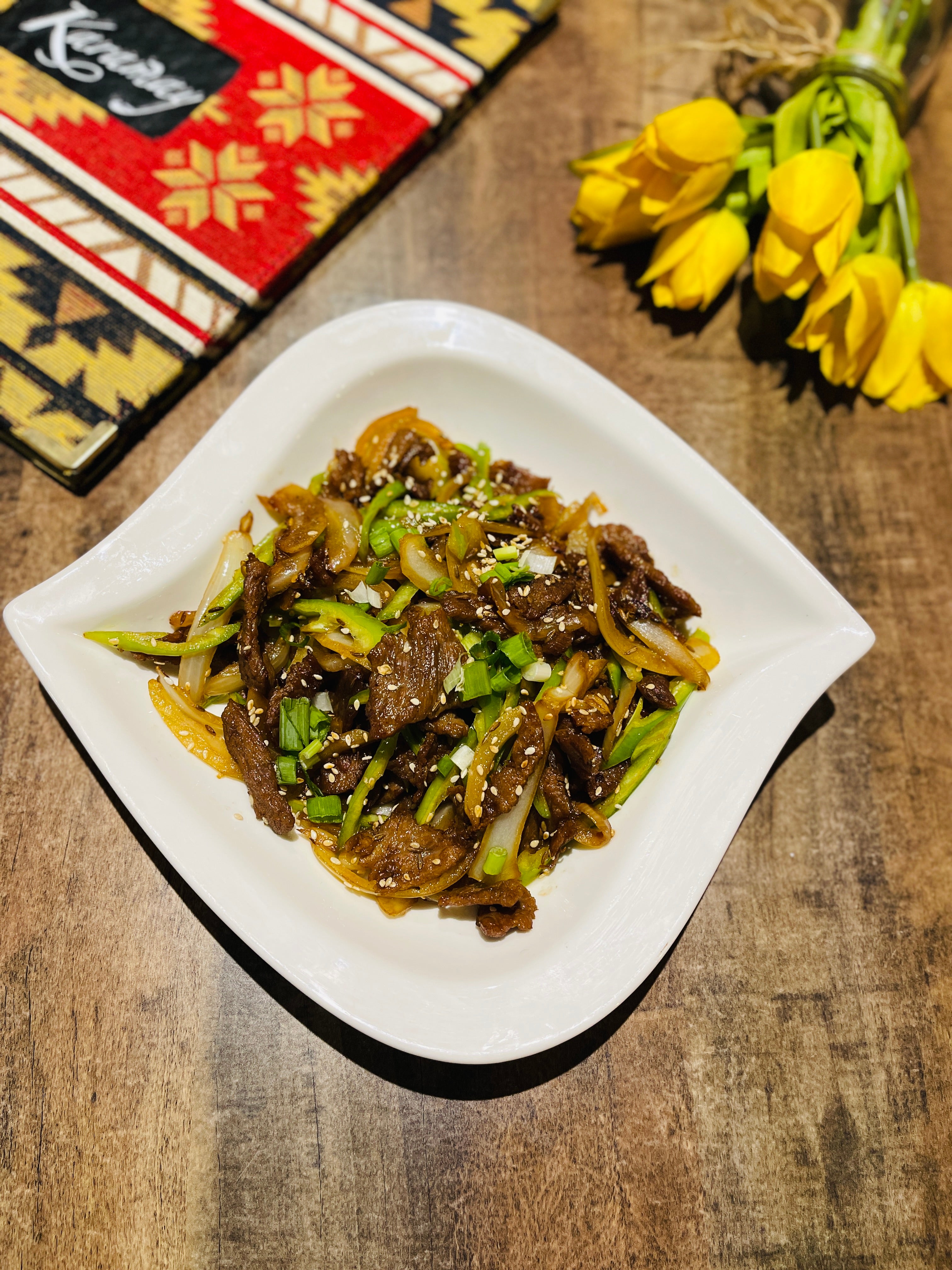 Cumin Fried Beef with Spices (Dry) (Mild)