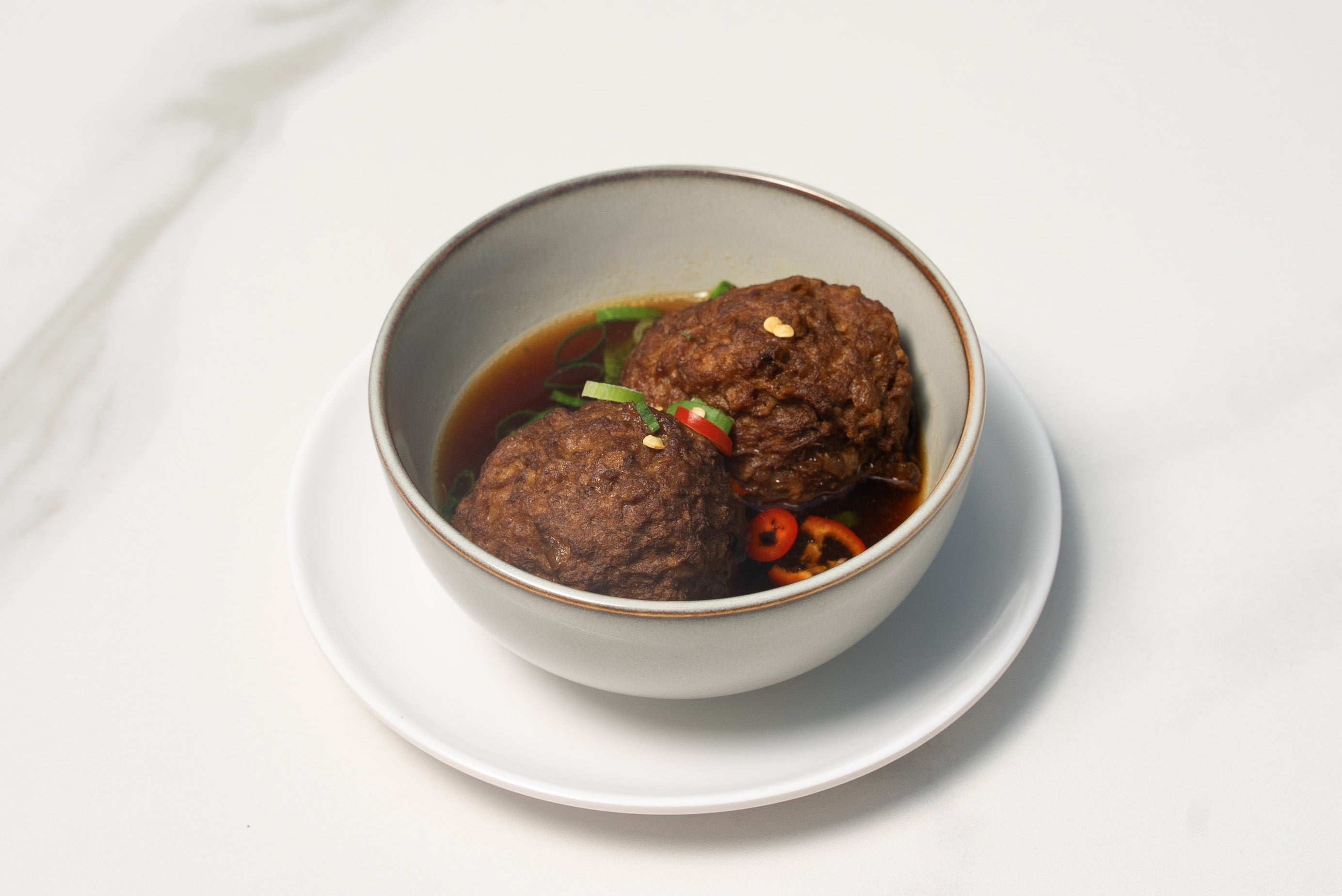 蒸狮子头（2个） Large Pork Meatball