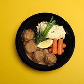 Meatballs With Brown Sauce