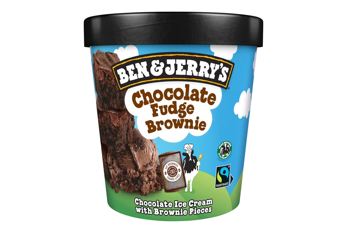 Ben & Jerry's Chocolate Fudge Brownie Ice Cream Tub 465ml