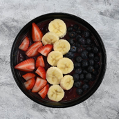 Blueberries, Bananas, & Strawberries Acai Bowl