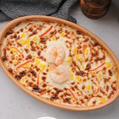 Creamy mixed Seafood Tajine