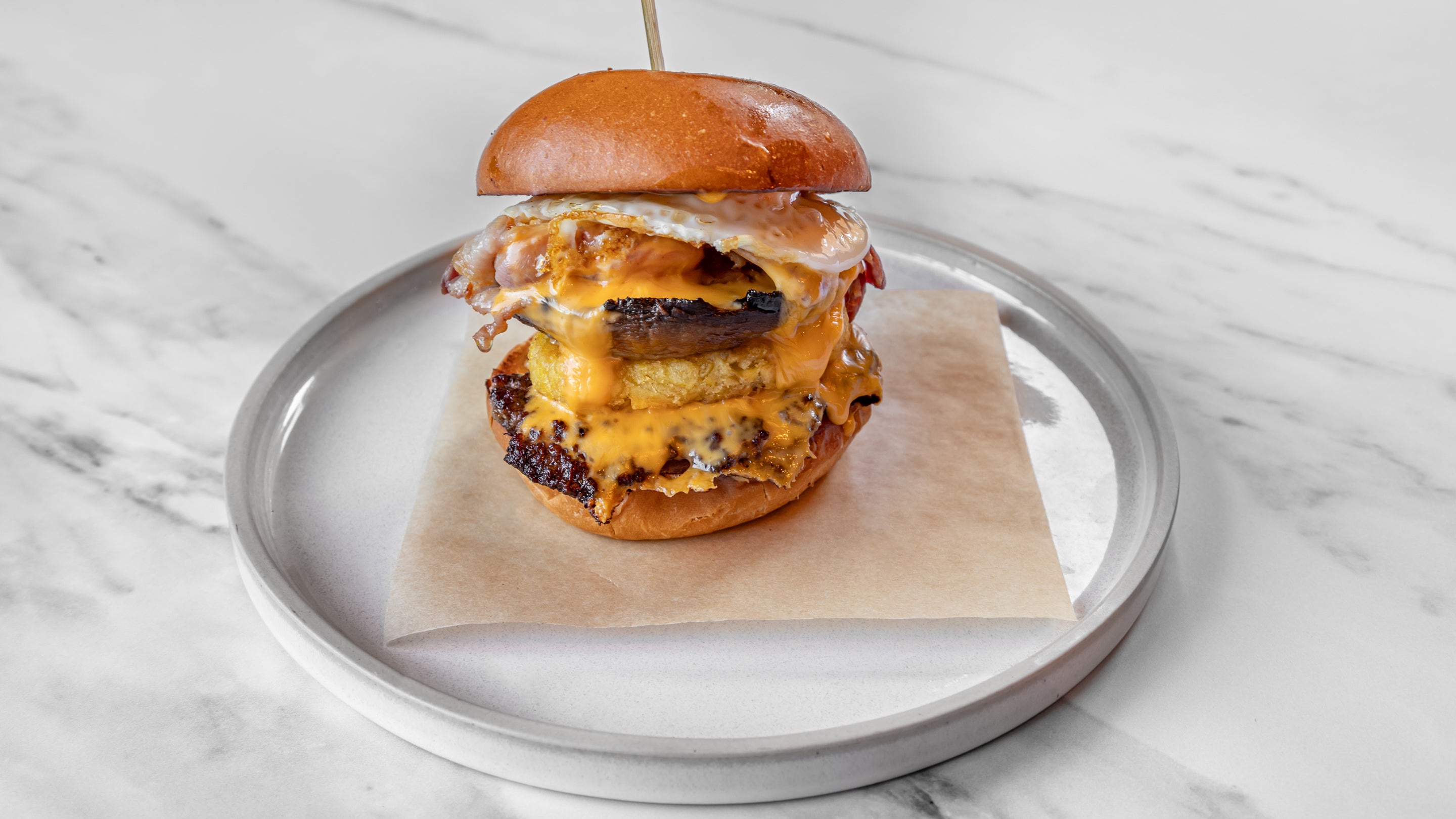 The Watermans Breakfast Burger
