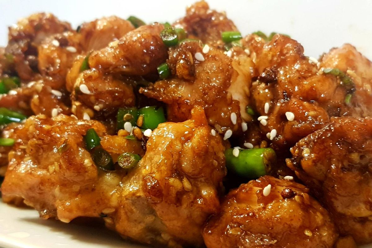  415. Sesame Chicken Rice Bowl 芝麻鸡蓋饭