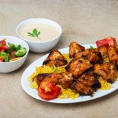 Grilled shish tawouk