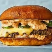 Cheese Burger With Drink