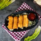 Fried Halloumi plate