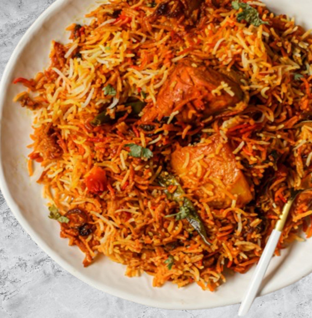 Special Karachi Chicken Biryani ��️