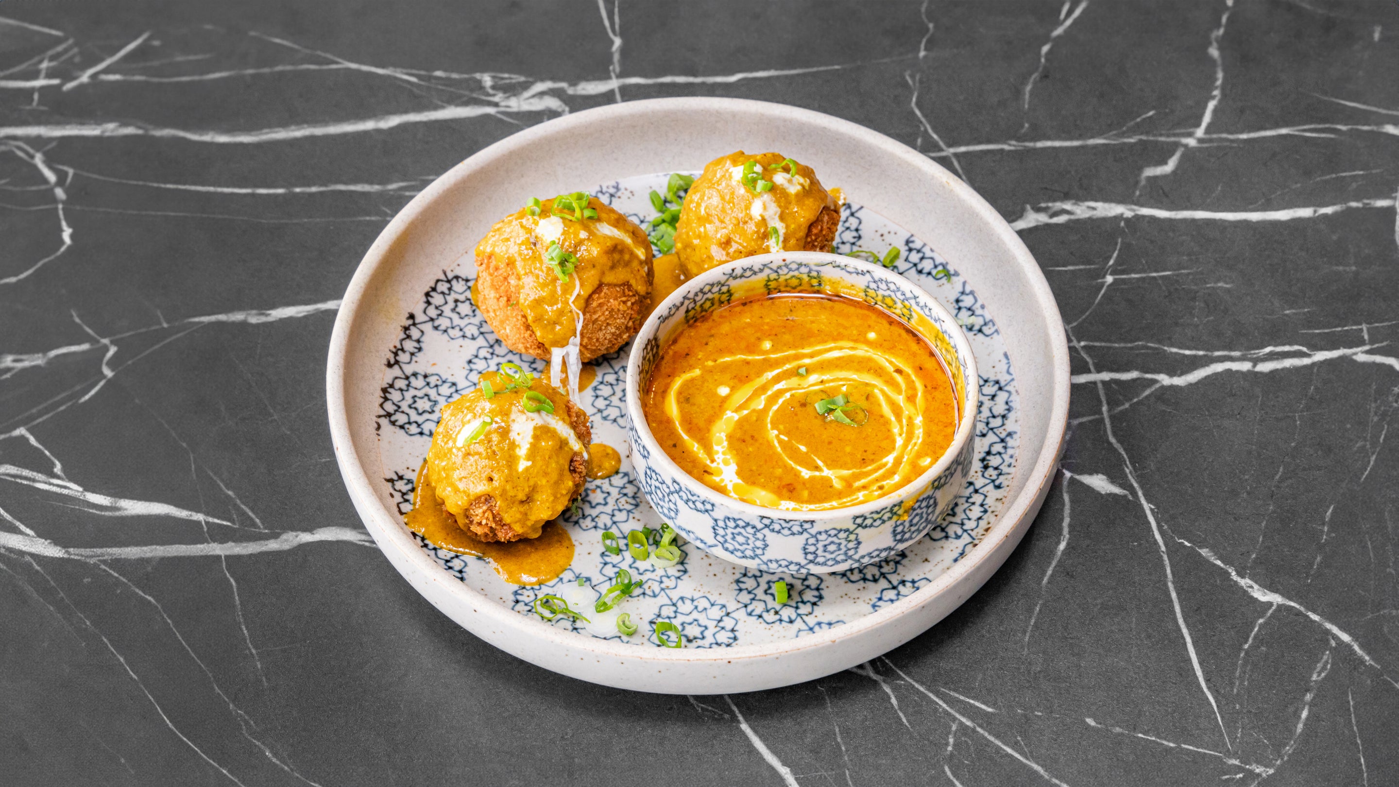 Butter Chicken Katsu Orbs