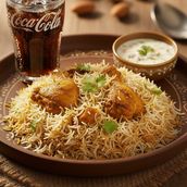 Chicken Biriyani+coke Combo