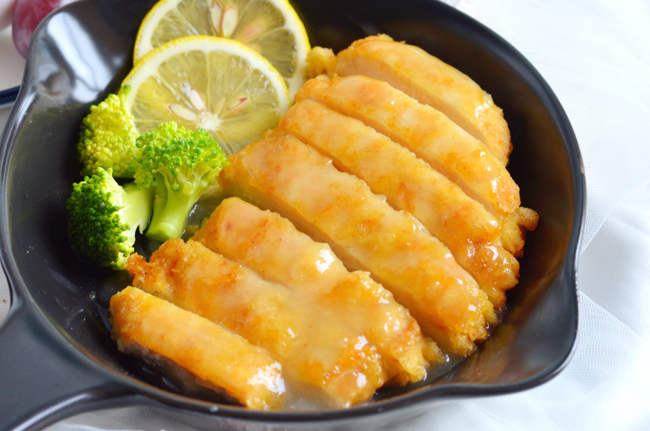 Chicken with Lemon Sauce 柠檬鸡