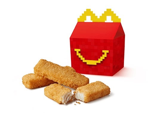 Fish Fingers Minecraft Movie Happy Meal®