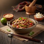 Thai style Kung Pao beef