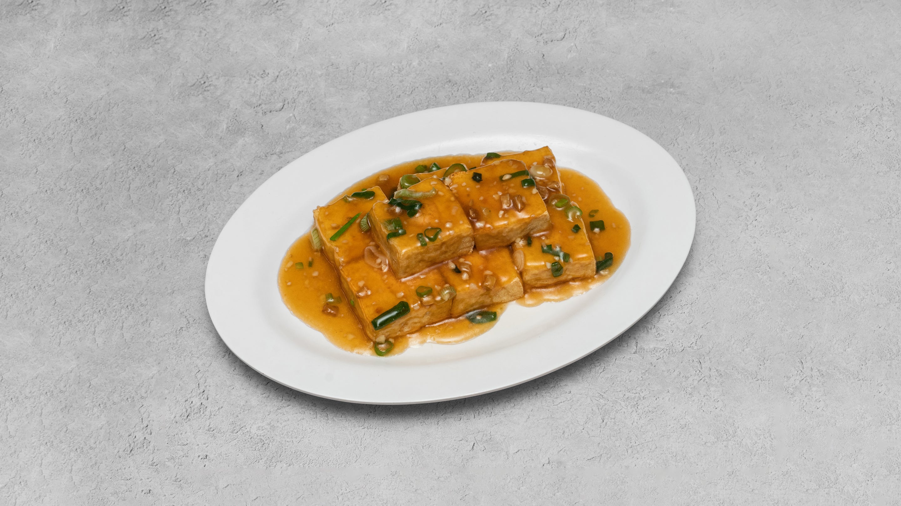 Grilled Stuffed Bean Curd with Minced Prawn 煎釀豆腐