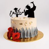 Boy Graduation Cake