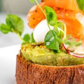 Soft Boiled Egg And Salmon Toast