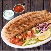 Must Try Chicken Kofta Kebab Combo 2 Skewers With Afghani Rice, Red Sauce And Raita