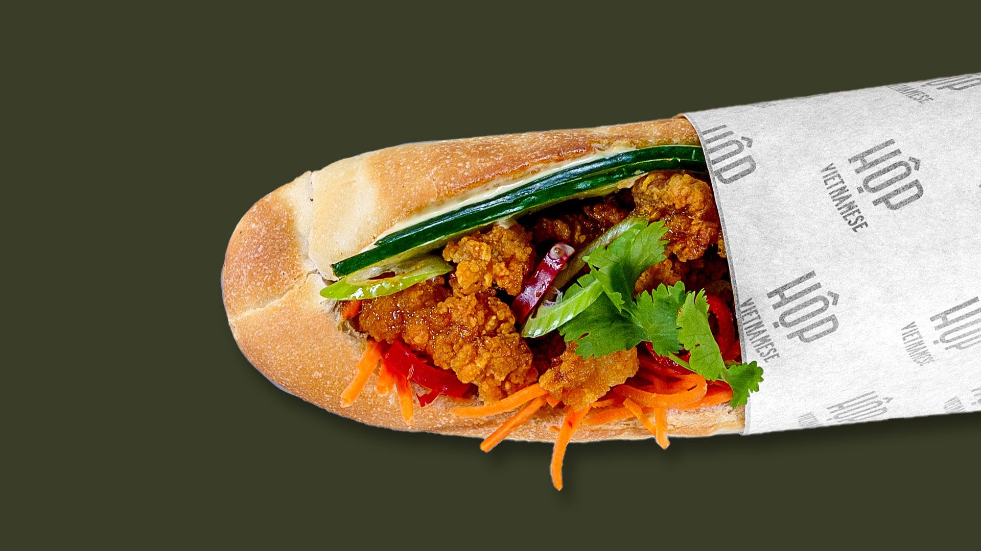 Crispy Chicken Banh Mi