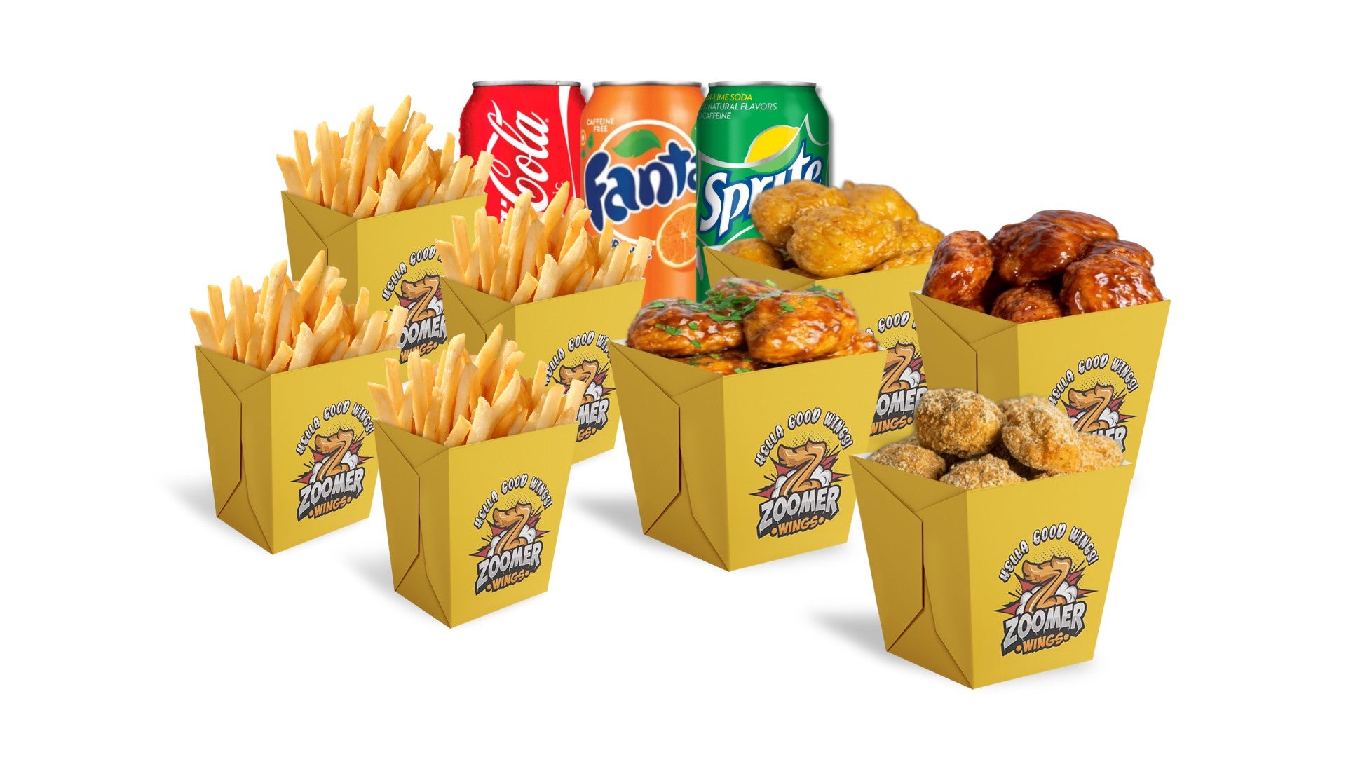 Boneless Wings Meal for 4