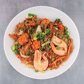 Pansit Bihon With Mais Con Yelo