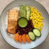 Salmon And Avocado Bowl