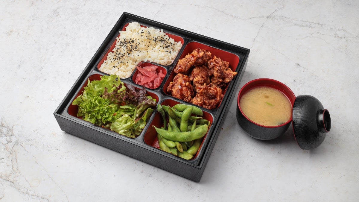 CHICKEN KARAGE BENTO