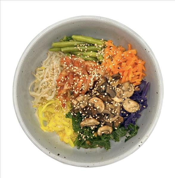 Miso Mushroom Bibimbap (Vegan)