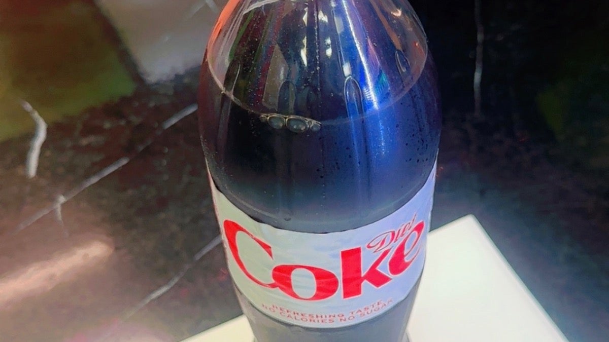 Bottle of Diet Coke