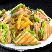VEG CLUB TIKKI SANDWICH